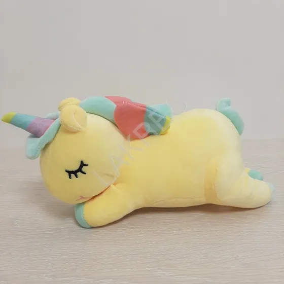 Игрушка Единорог желтый
