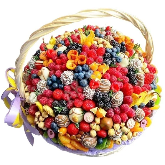 Шикарная корзина ягод